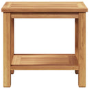 vidaXL Dohányzóasztal Barna 50 x 35 x 45 cm Tömör tíkfa