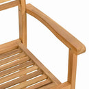 vidaXL Szék 2 pcs Barna 56 x 55 x 90.5 cm Tömör Teakfa