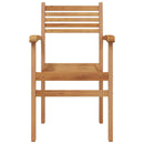 vidaXL Szék 2 pcs Barna 56 x 55 x 90.5 cm Tömör Teakfa
