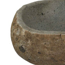 vidaXL Folyóköves mosdó Világosszürke (30-37) x (25-30) x 12 cm