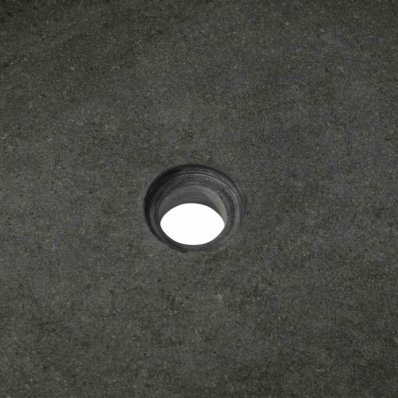 vidaXL Fali sarokmosdó Szürke (30-37) x (30-37) x 12 cm Folyami kő