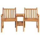 vidaXL Kültéri Székek Barna 152 x 63 x 89 cm Tömör tíkfa