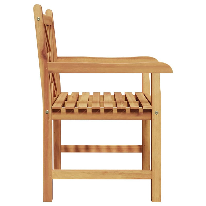 vidaXL Kerti székek 2 pcs Barna 58 x 60 x 90 cm Tömör tíkfa