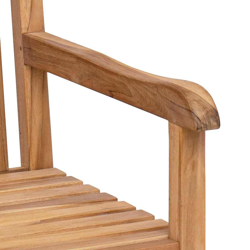 vidaXL Kerti pad Barna 228 x 60 x 90 cm Tömör tíkfa