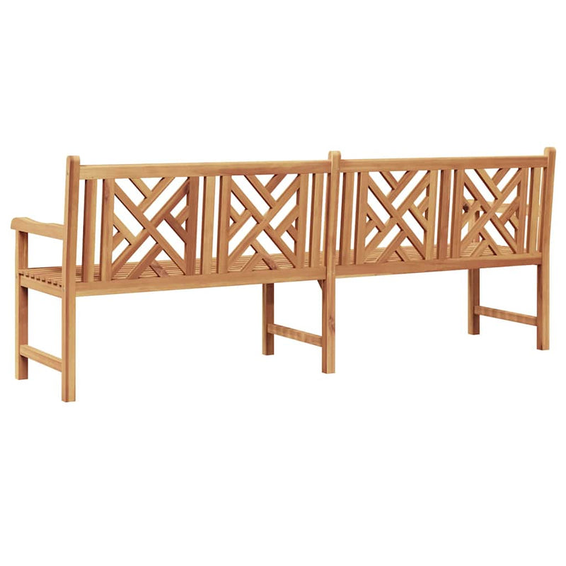 vidaXL Kerti pad Barna 228 x 60 x 90 cm Tömör tíkfa