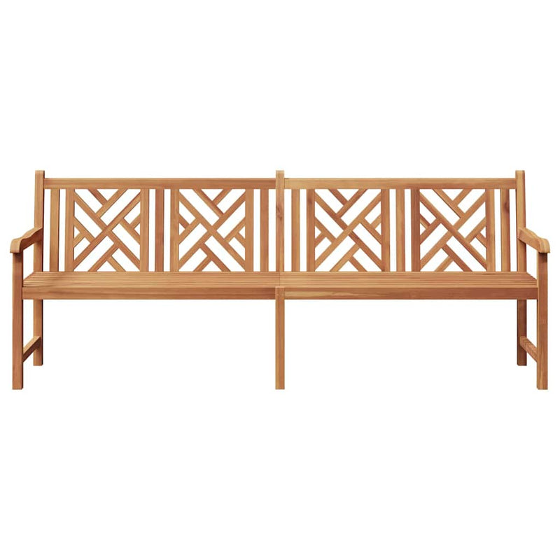 vidaXL Kerti pad Barna 228 x 60 x 90 cm Tömör tíkfa