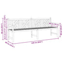 vidaXL Kerti pad Barna 228 x 60 x 90 cm Tömör tíkfa