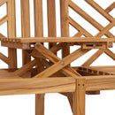 vidaXL pad Egyéb Barna 150 x 60 x 90 cm Tömör tíkfa