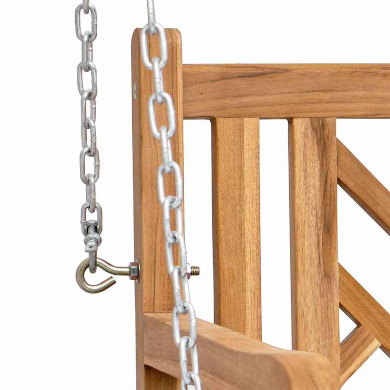 vidaXL Hinta Pad Egyéb Barna 114 x 60 x 64 cm Tömör tíkfa