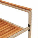 vidaXL Kerti összecsukható székek 2 pcs Barna és Bézs