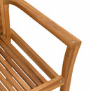 vidaXL Étkezőszék 2 pcs Barna 62 x 55 x 94 cm Tömör Teakfa