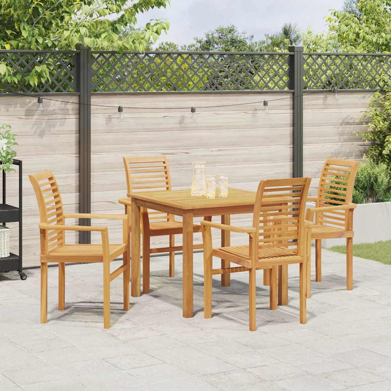 vidaXL Összecsukható Kerti Szék Barna 62.5 x 54.5 x 95.5 cm