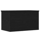 vidaXL Tároló Doboz tárolóval Fekete tölgy 60 x 35 x 35 cm Faanyag