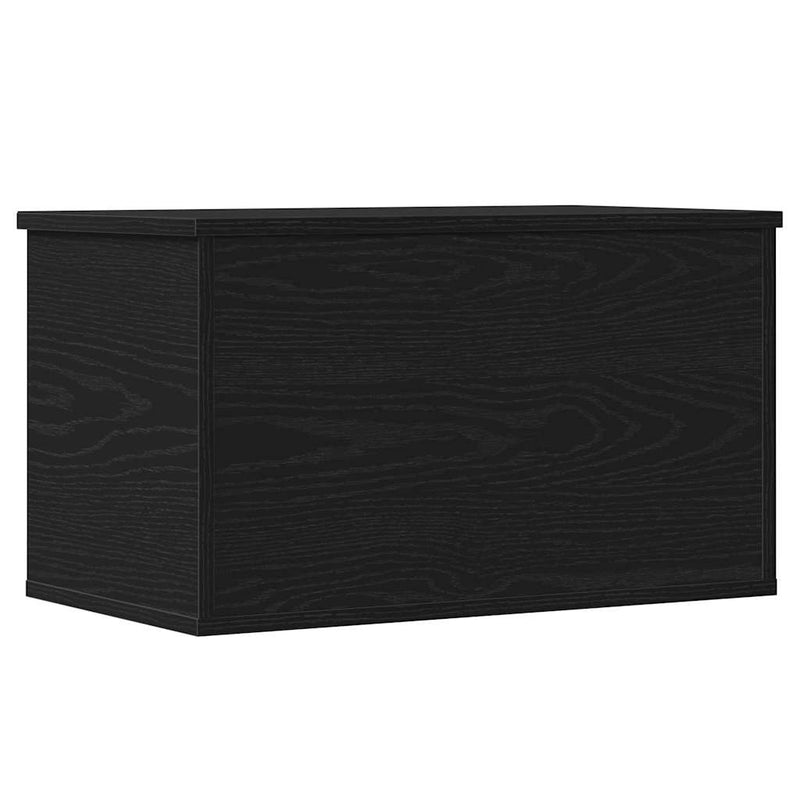 vidaXL Tároló Doboz tárolóval Musta tammi 60 x 35 x 35 cm Faanyag