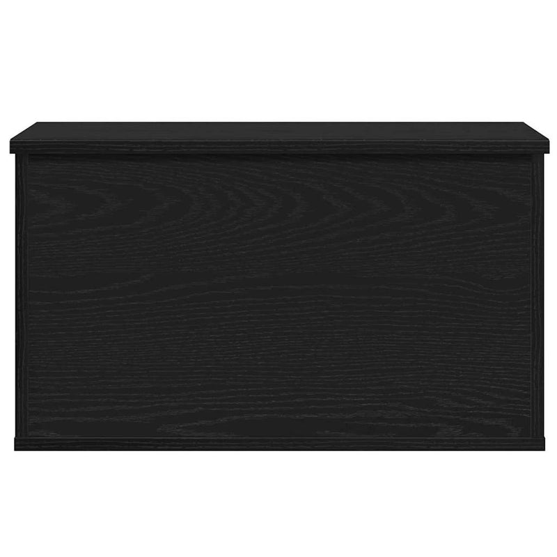 vidaXL Tároló Doboz tárolóval Musta tammi 60 x 35 x 35 cm Faanyag