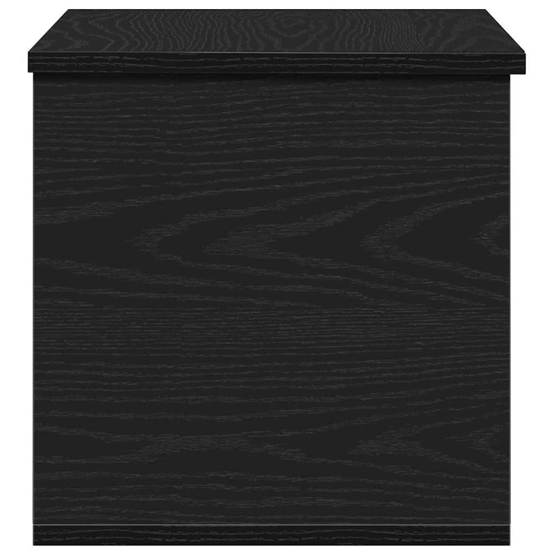 vidaXL Tároló Doboz tárolóval Musta tammi 60 x 35 x 35 cm Faanyag