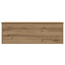 vidaXL Tároló Doboz tárolóval Artisan tölgy 102 x 35 x 35 cm Faanyag