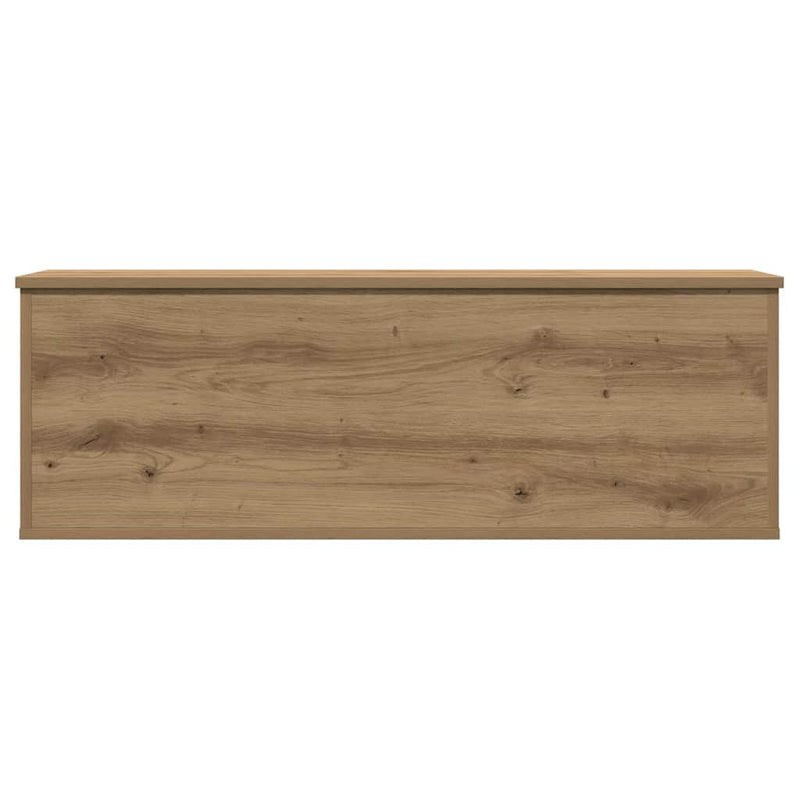 vidaXL Tároló Doboz tárolóval kézműves tölgy 102 x 35 x 35 cm Faanyag