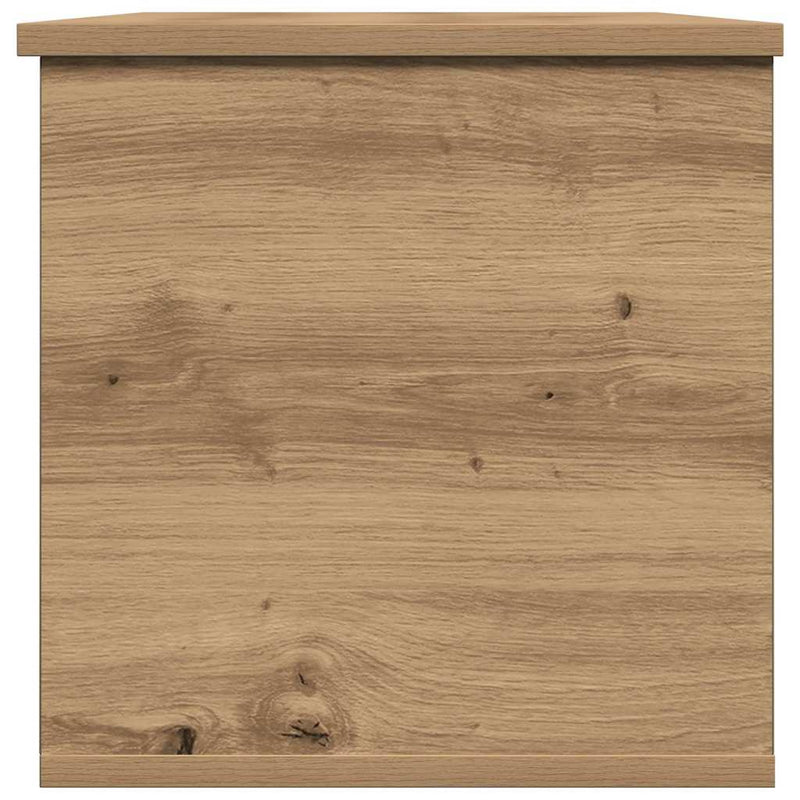 vidaXL Tároló Doboz tárolóval kézműves tölgy 102 x 35 x 35 cm Faanyag