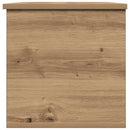 vidaXL Tároló Doboz tárolóval Artisan tölgy 102 x 35 x 35 cm Faanyag