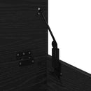 vidaXL Tároló Doboz tárolóval Fekete tölgy 102 x 35 x 35 cm Faanyag