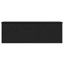 vidaXL Tároló Doboz tárolóval Fekete tölgy 102 x 35 x 35 cm Faanyag