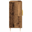 vidaXL Széf Régi fa 90 x 34 x 80 cm Faanyag