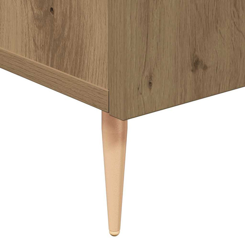 vidaXL Széf kézműves tölgy 90 x 34 x 80 cm Faanyag