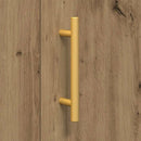 vidaXL Széf Artisan tölgy 90 x 34 x 80 cm Faanyag