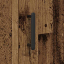 vidaXL Széf Régi fa 90 x 34 x 80 cm Faanyag