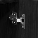 vidaXL Széf Musta tammi 90 x 34 x 80 cm Faanyag