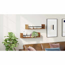 vidaXL Falpolc Falra szerelhető 2 pcs Öreg fa 60 x 16 x 14 cm