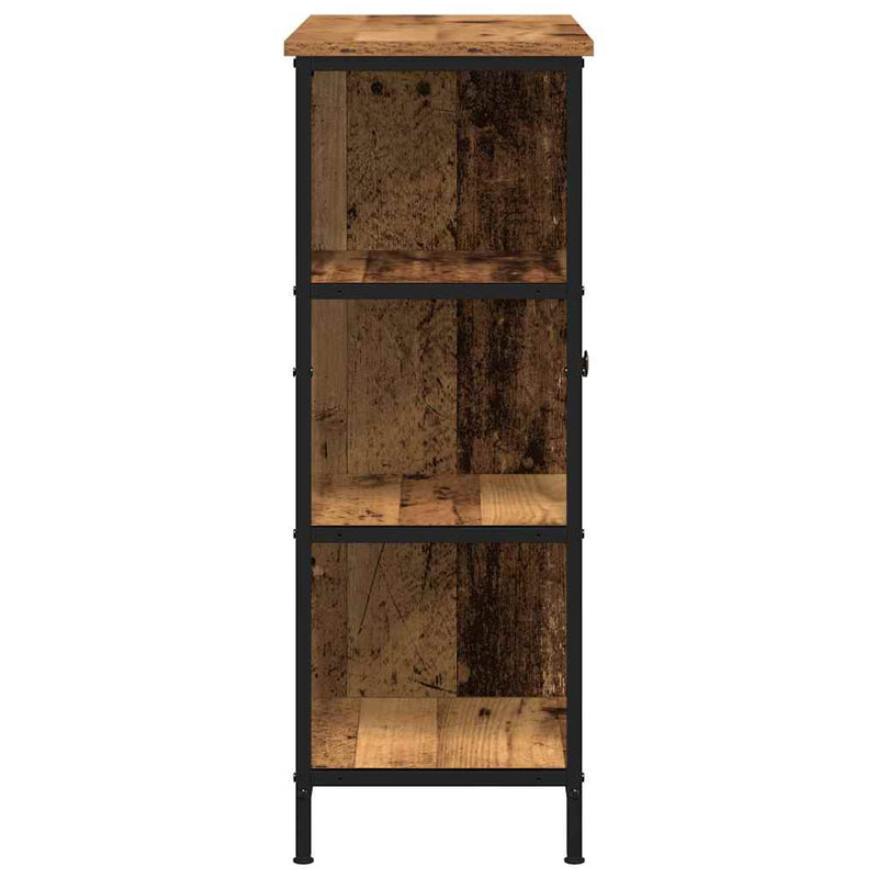 vidaXL Széf Régi fa 70 x 30 x 80 cm Faanyag