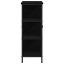 vidaXL Széf Musta tammi 70 x 30 x 80 cm Faanyag