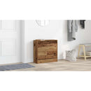 vidaXL Cipőszekrény polcokkal ajtóval Öreg fa 60 x 21 x 57 cm Faanyag