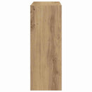 vidaXL Cipőszekrény polcokkal Artisan tölgy 60 x 21 x 57 cm Faanyag