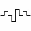 vidaXL Falpolc polcokkal Musta tammi 104,5 x 10 x 43 cm Faanyag