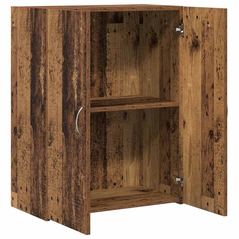 vidaXL Irodai szekrény polcokkal Régi fa 60 x 32 x 77.5 Faanyag