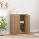 vidaXL Irodai szekrény polcokkal kézműves tölgy 60 x 32 x 77.5 Faanyag
