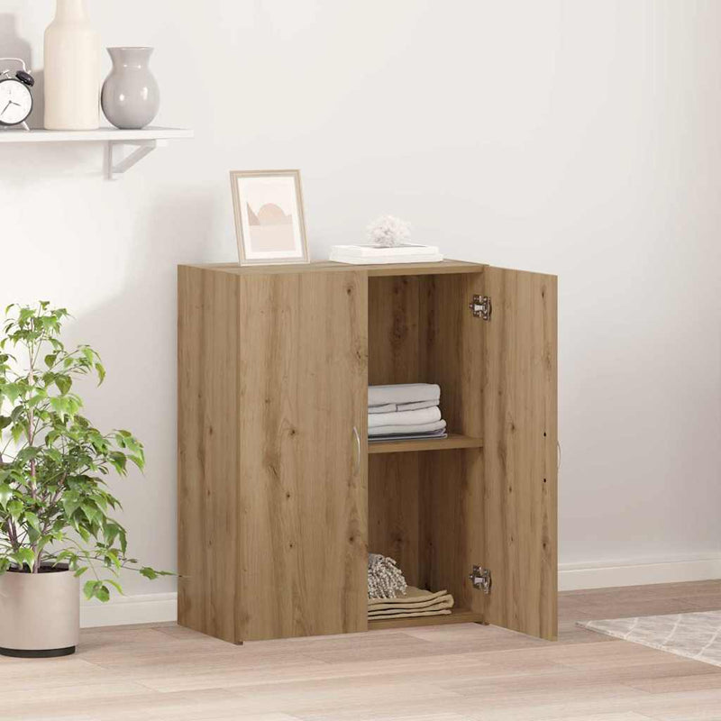 vidaXL Irodai szekrény polcokkal kézműves tölgy 60 x 32 x 77.5 Faanyag