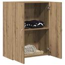 vidaXL Irodai szekrény Kézműves Tölgy 70 x 32 x 77.5 cm Faanyag