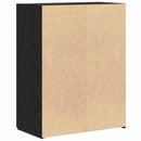 vidaXL Irodai szekrény Fekete Tölgy 70 x 32 x 77.5 cm Faanyag