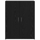 vidaXL Irodai szekrény Fekete Tölgy 70 x 32 x 77.5 cm Faanyag