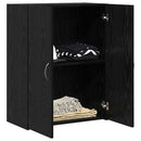 vidaXL Irodai szekrény Fekete Tölgy 70 x 32 x 77.5 cm Faanyag