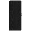 vidaXL Irodai szekrény polcokkal Musta tammi 60 x 32 x 77.5 Faanyag