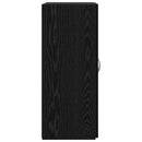 vidaXL Irodai szekrény Fekete Tölgy 70 x 32 x 77.5 cm Faanyag