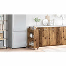 vidaXL Cabinet kerékkel Öreg fa 60 x 22 x 79 cm