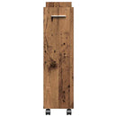 vidaXL Cabinet kerékkel Öreg fa 60 x 22 x 79 cm
