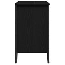 vidaXL Fürdőszobai mosdószekrény Fekete tölgy 60 x 35 x 60 cm Faanyag