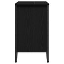 vidaXL Fürdőszobai mosdószekrény Fekete tölgy 60 x 35 x 60 cm Faanyag